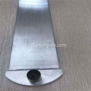 Tubo de microcanal de aluminio con conector